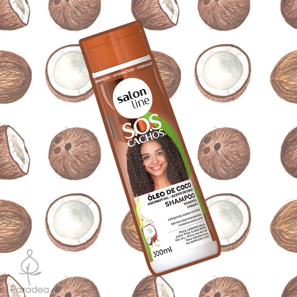 Salon Line S.O.S Cachos Óleo de Coco - Shampoo 300ml