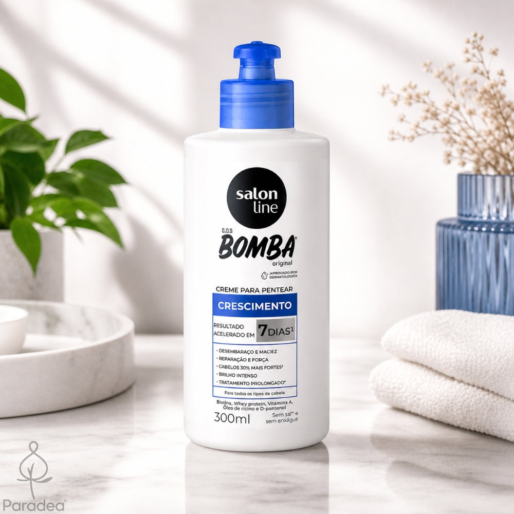 Salon Line SOS Bomba Creme para Pentear - Crema districante rinforzante 300ml