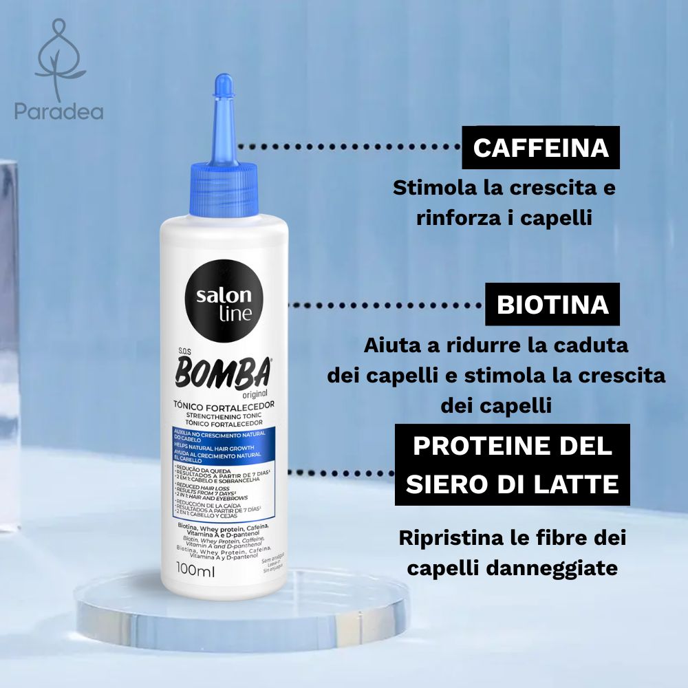 Salon Line SOS Bomba Tônico Fortalecedor - Tonico rinforzante 100ml