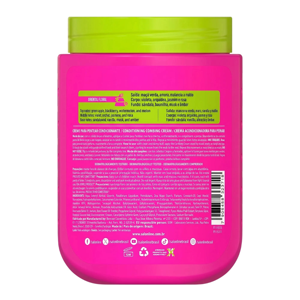 Salon Line Creme para Pentear Xêrosa Vibes Pop - Crema definizione onde profumo intenso 800gr