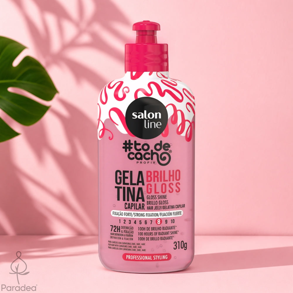 Salon Line #todecacho Gelatina Brilho Gloss - Gel Brillantezza ricci e afro 310gr