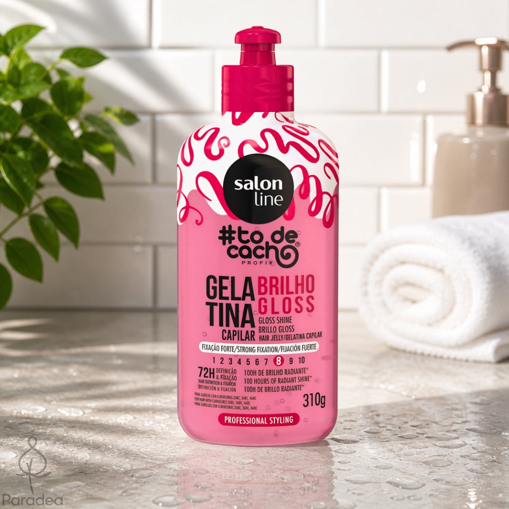 Salon Line #todecacho Gelatina Brilho Gloss - Gel Brillantezza ricci e afro 310gr