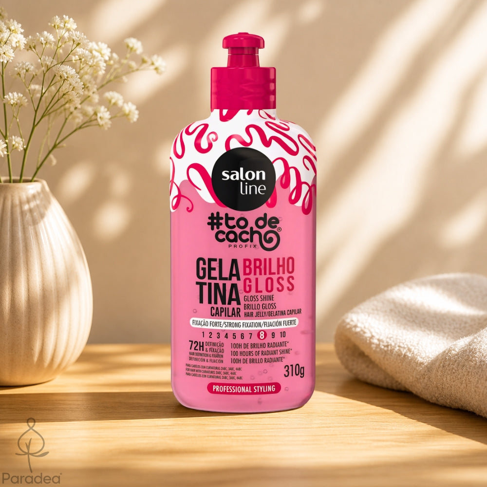Salon Line #todecacho Gelatina Brilho Gloss - Gel Brillantezza ricci e afro 310gr