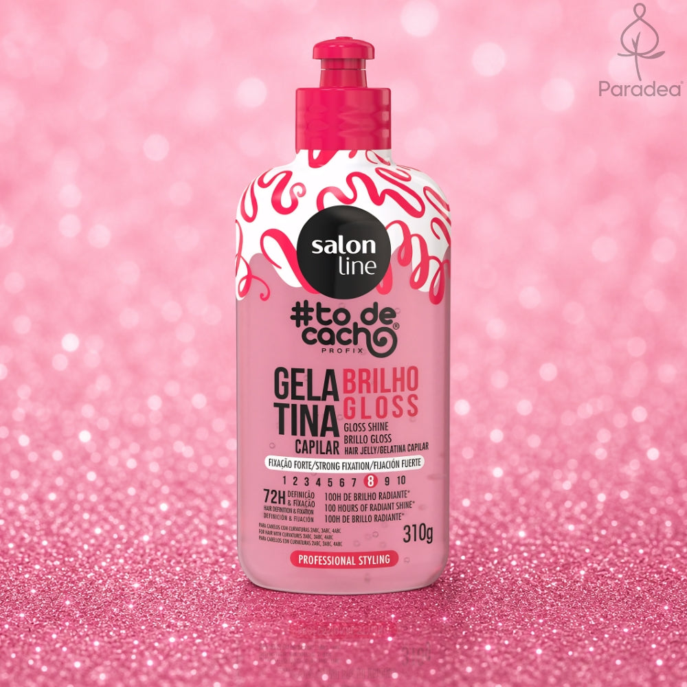 Salon Line #todecacho Gelatina Brilho Gloss - Gel Brillantezza ricci e afro 310gr