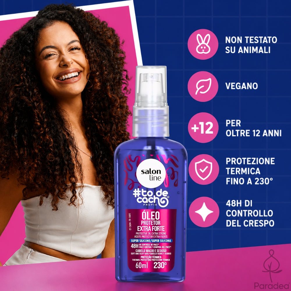 Salon Line #todecacho Óleo Extra Forte - Olio Riparazione e Protezione termica 60ml