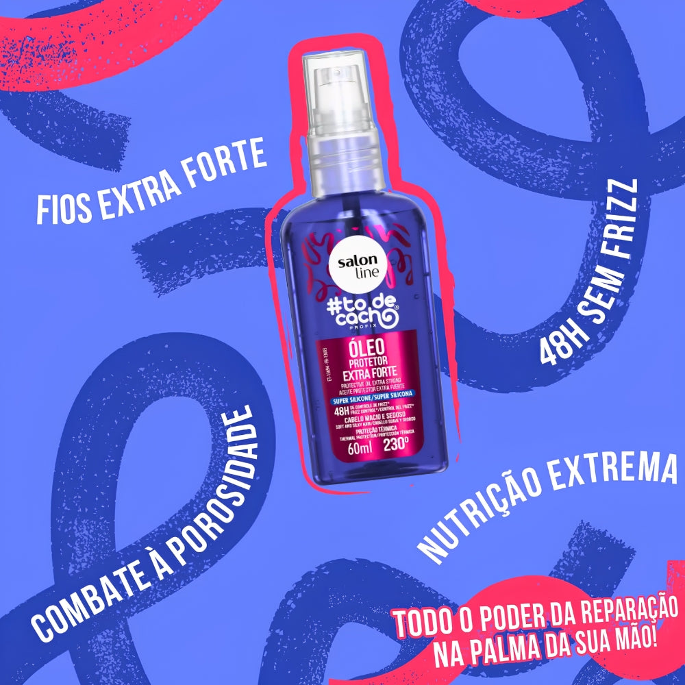 Salon Line #todecacho Óleo Extra Forte - Olio Riparazione e Protezione termica 60ml