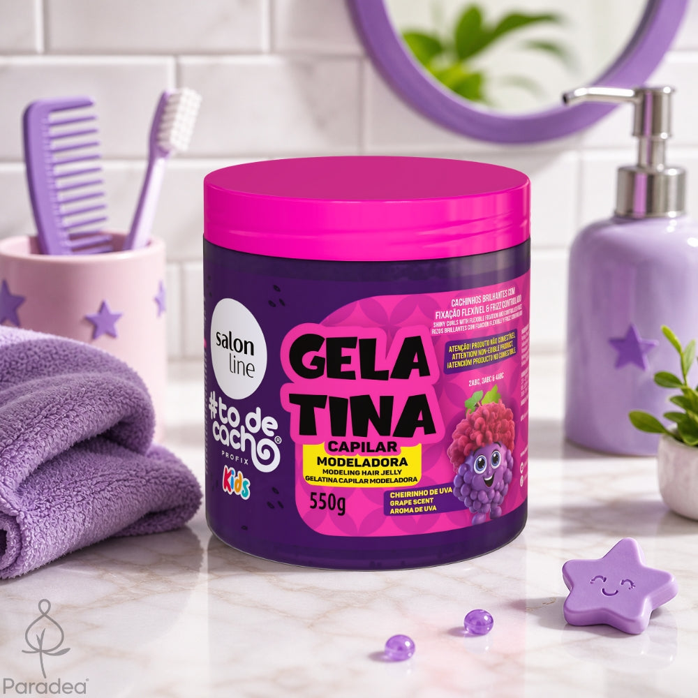Salon Line #todecacho Uva Kids Gelatina Modeladora - Gel modellante ricci 550gr
