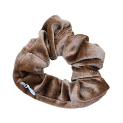 Scrunchies con zipper - Elastici per capelli con cerniera