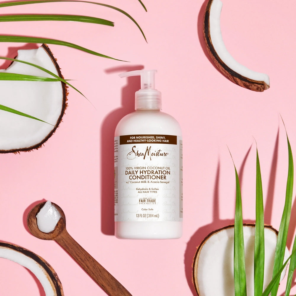Shea Moisture 100% Virgin Coconut Oil Daily Hydration Conditioner - Balsamo idratante 384ml