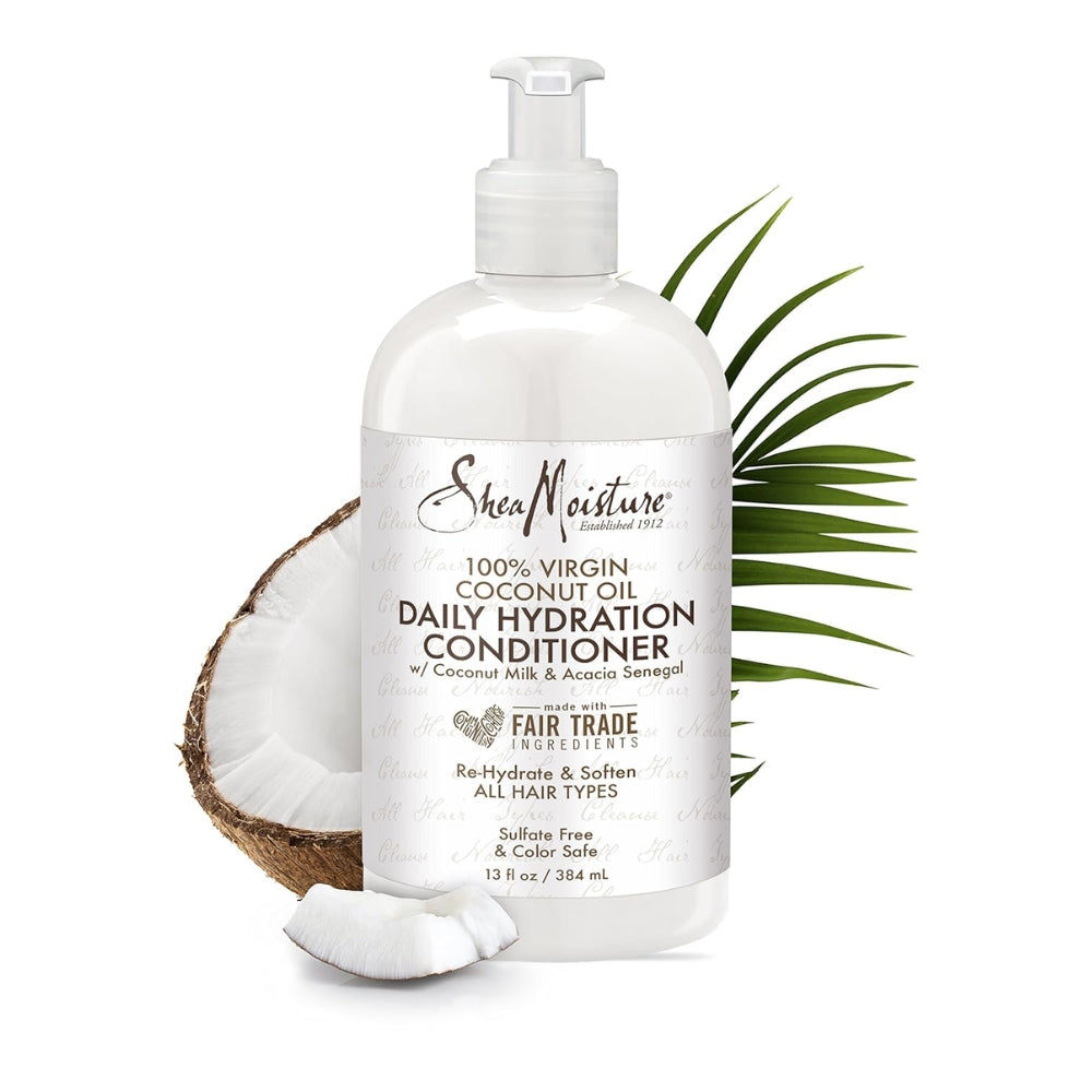 Shea Moisture 100% Virgin Coconut Oil Daily Hydration Conditioner - Balsamo idratante 384ml