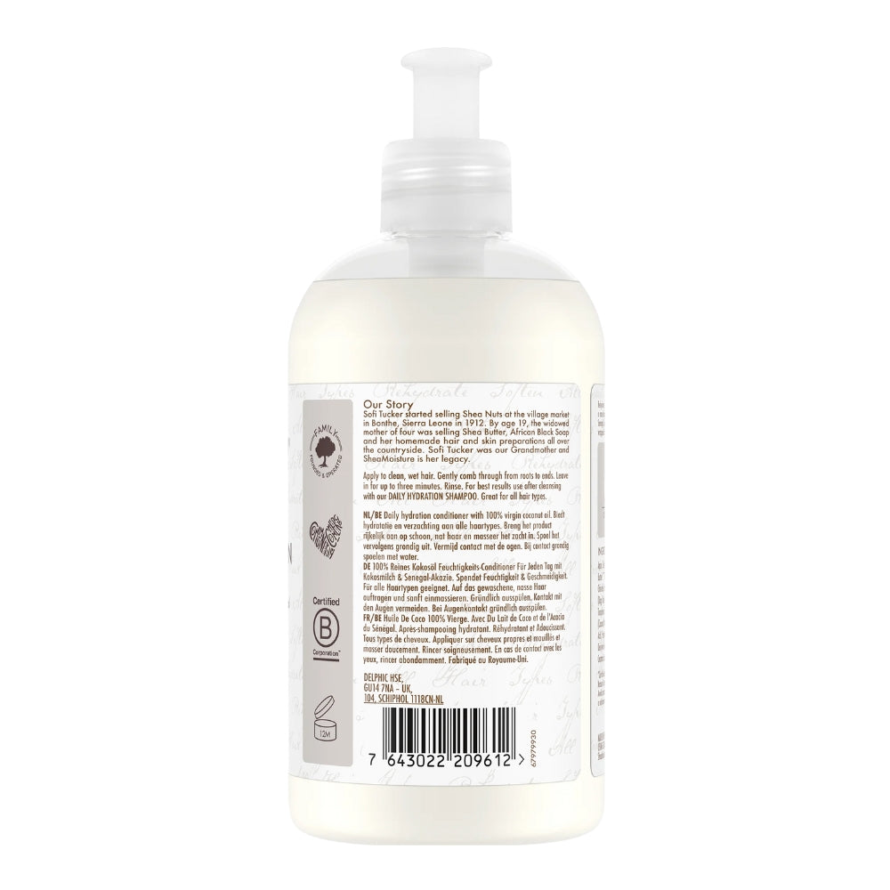 Shea Moisture 100% Virgin Coconut Oil Daily Hydration Conditioner - Balsamo idratante 384ml
