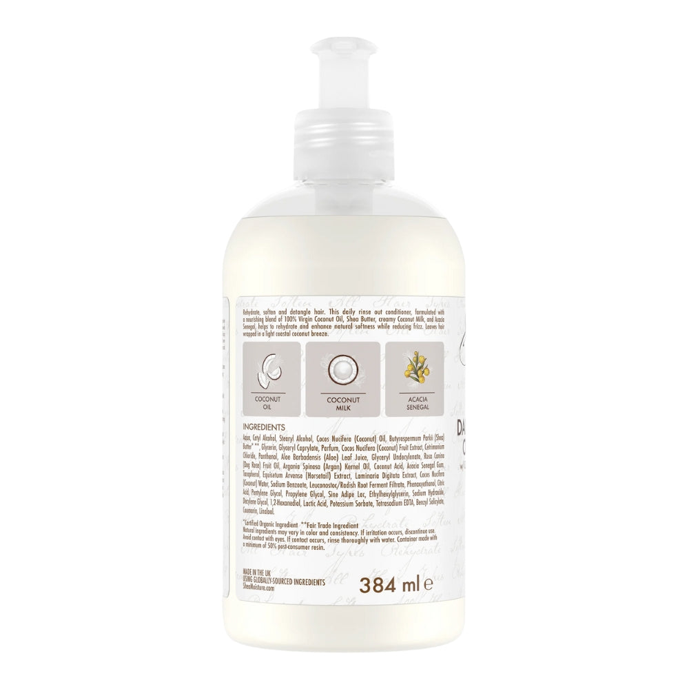 Shea Moisture 100% Virgin Coconut Oil Daily Hydration Conditioner - Balsamo idratante 384ml