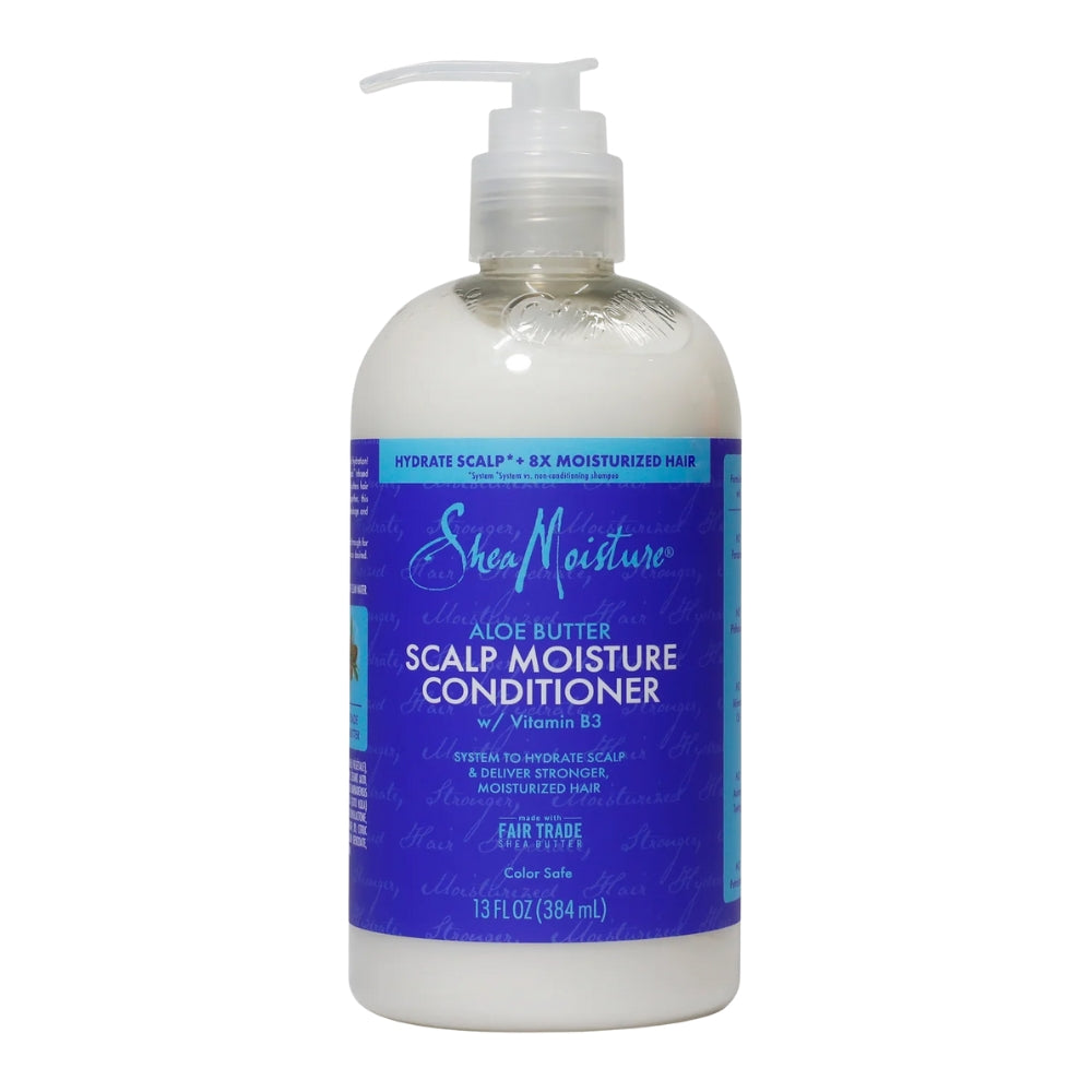 Shea Moisture Aloe Butter Scalp Moisture Conditioner - Balsamo capelli secchi 384ml