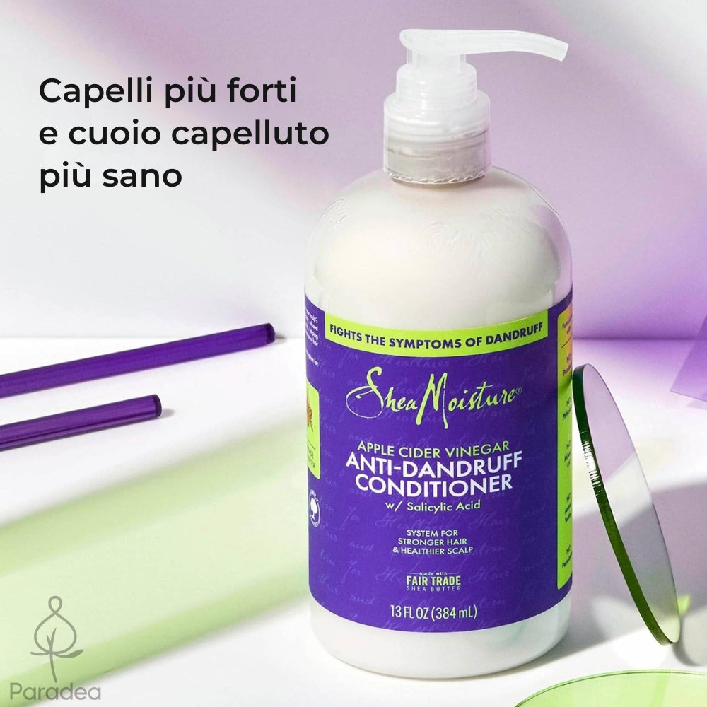Shea Moisture Apple Cider Vinegar Anti-Dandruff Conditioner - Balsamo antiforfora 384ml