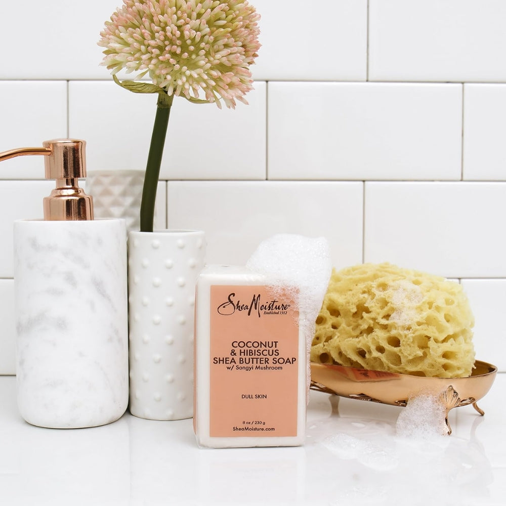 Shea Moisture Coconut & Hibiscus Shea Butter Soap - Saponetta idratante