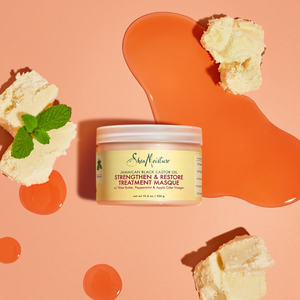 SHEA MOISTURE Jamaican Black Castor Oil Strengthen & Restore Treatment Masque - Maschera trattamento rinforzante e rigenerante all'Olio di Ricino Nero Giamaicano 326gr