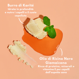 SHEA MOISTURE Jamaican Black Castor Oil Strengthen & Restore Treatment Masque - Maschera trattamento rinforzante e rigenerante all'Olio di Ricino Nero Giamaicano 326gr