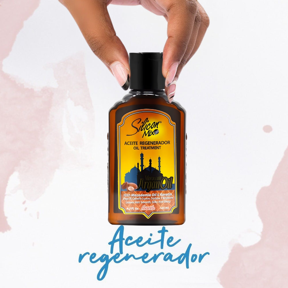 Silicon Mix Moroccan Argan Oil Aceite Regenerador - Olio rigenerante 125ml