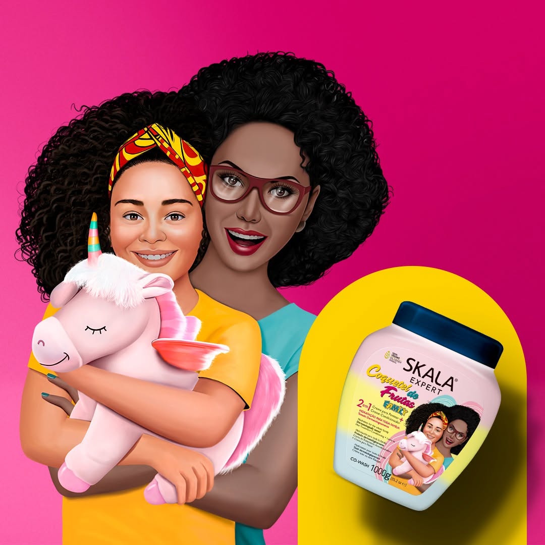 Skala Coquetel de Frutas Family – Crème capillaire 2 en 1 1kg