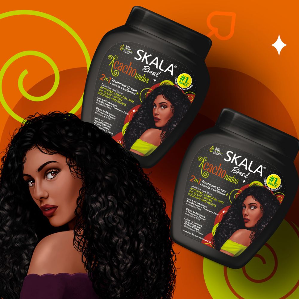 Skala Creme de Tratamento Acachonados - Crema trattamento 2 in 1 capelli 1kg