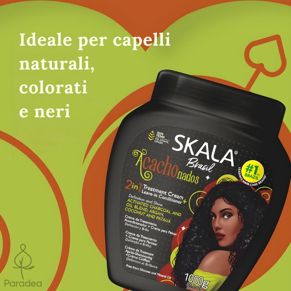 Skala Creme de Tratamento Acachonados - Crema trattamento 2 in 1 capelli 1kg