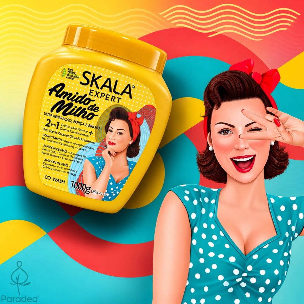 Skala Creme de Tratamento Amido de Milho - Crème de traitement capillaire 2 en 1 1kg