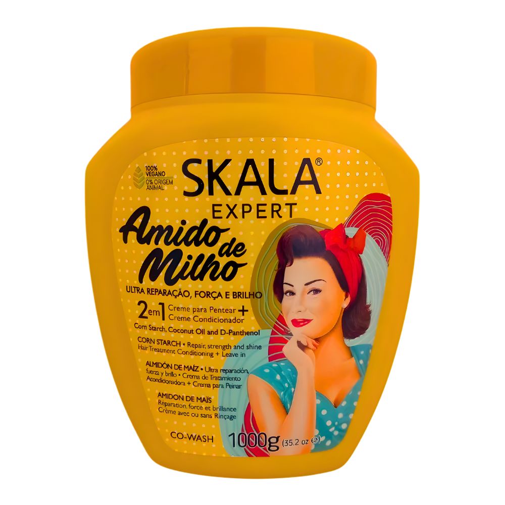 Skala Creme de Tratamento Amido de Milho - Crème de traitement capillaire 2 en 1 1kg
