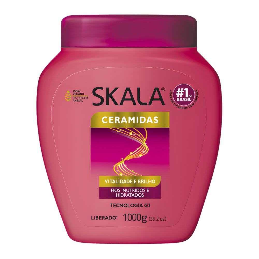 Skala Creme de Tratamento Ceramidas - Crema trattamento capelli opachi e danneggiati 1kg