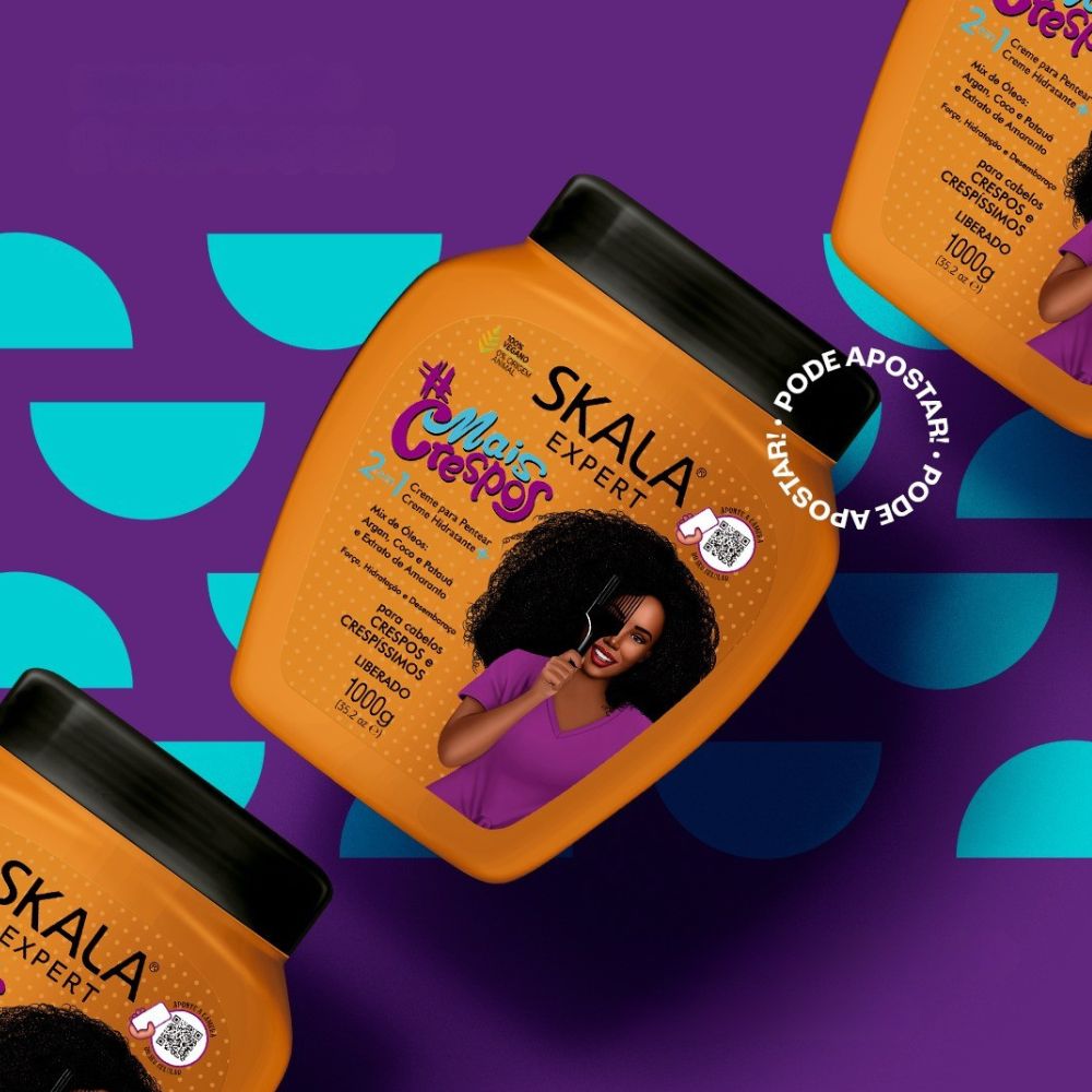 Skala Creme de Tratamento #MaisCrespos - Crema 2 in 1 per capelli 1 kg