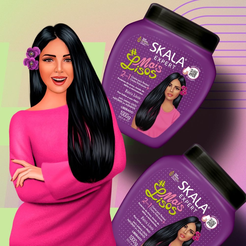 Skala Creme de Tratamento #MaisLisos - Crema 2 in 1 per capelli 1kg