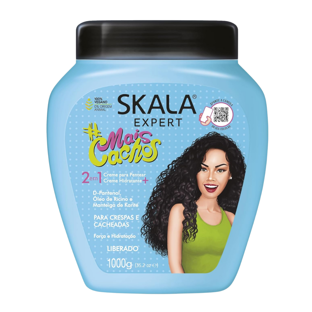 SKALA Expert #MaisCachos Creme de Tratamento - Crema 2 in 1 per capelli #PiùRicci 1kg