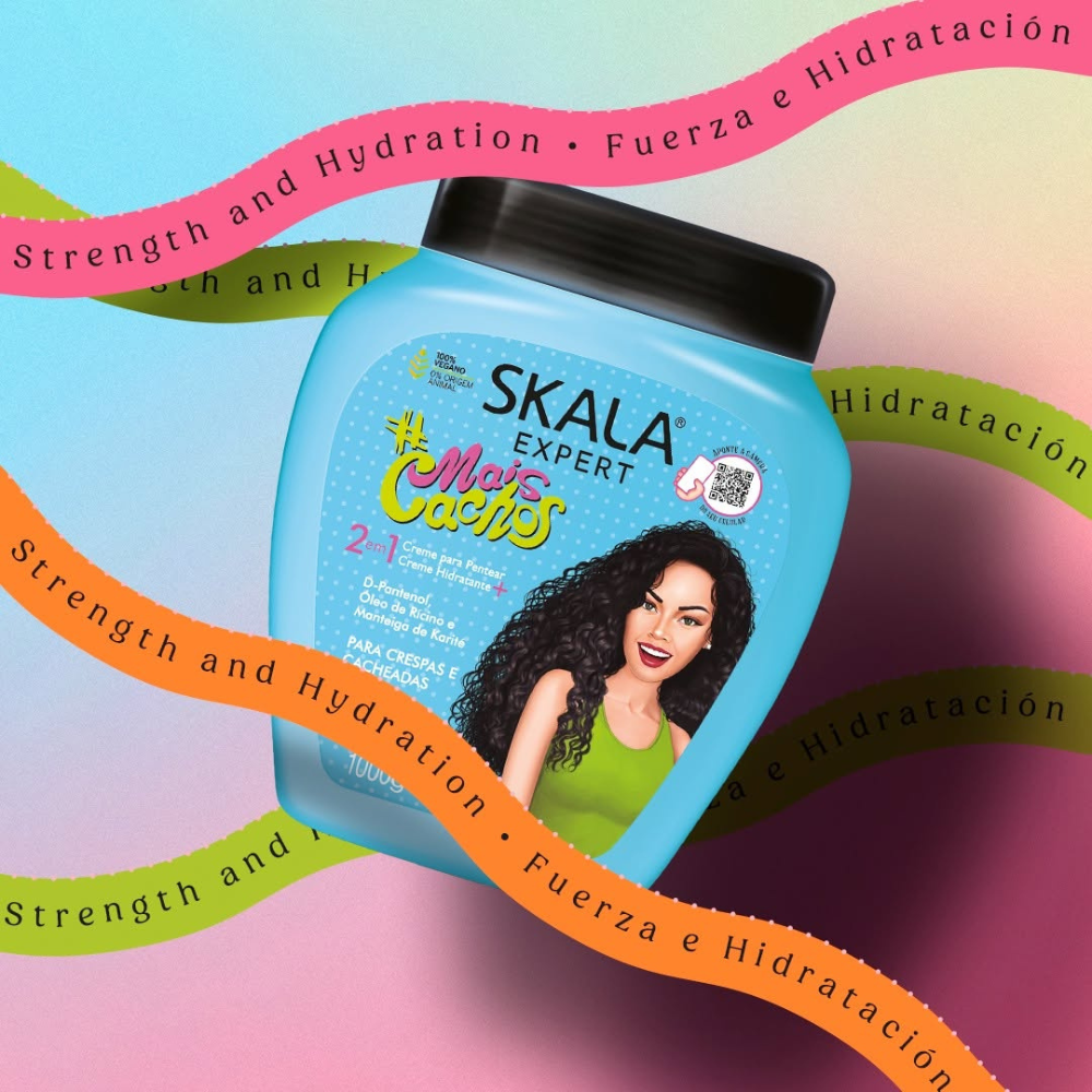 SKALA Expert #MaisCachos Creme de Tratamento - Crema 2 in 1 per capelli #PiùRicci 1kg