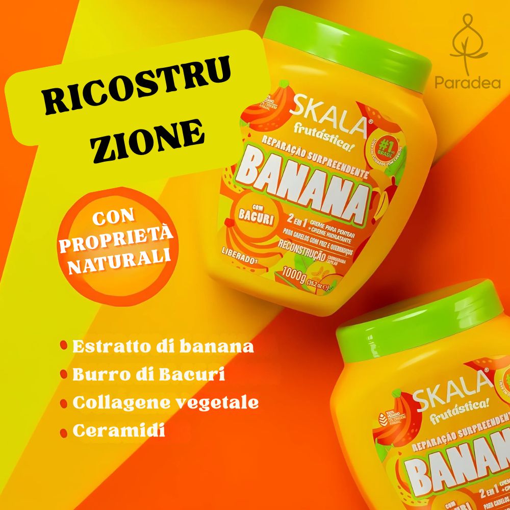Skala Fruitastic Creme de Tratamento Banana - Crema trattamento e Leave-in 1kg