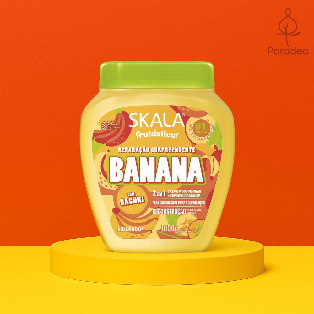 Skala Fruitastic Creme de Tratamento Banana - Crema trattamento e Leave-in 1kg