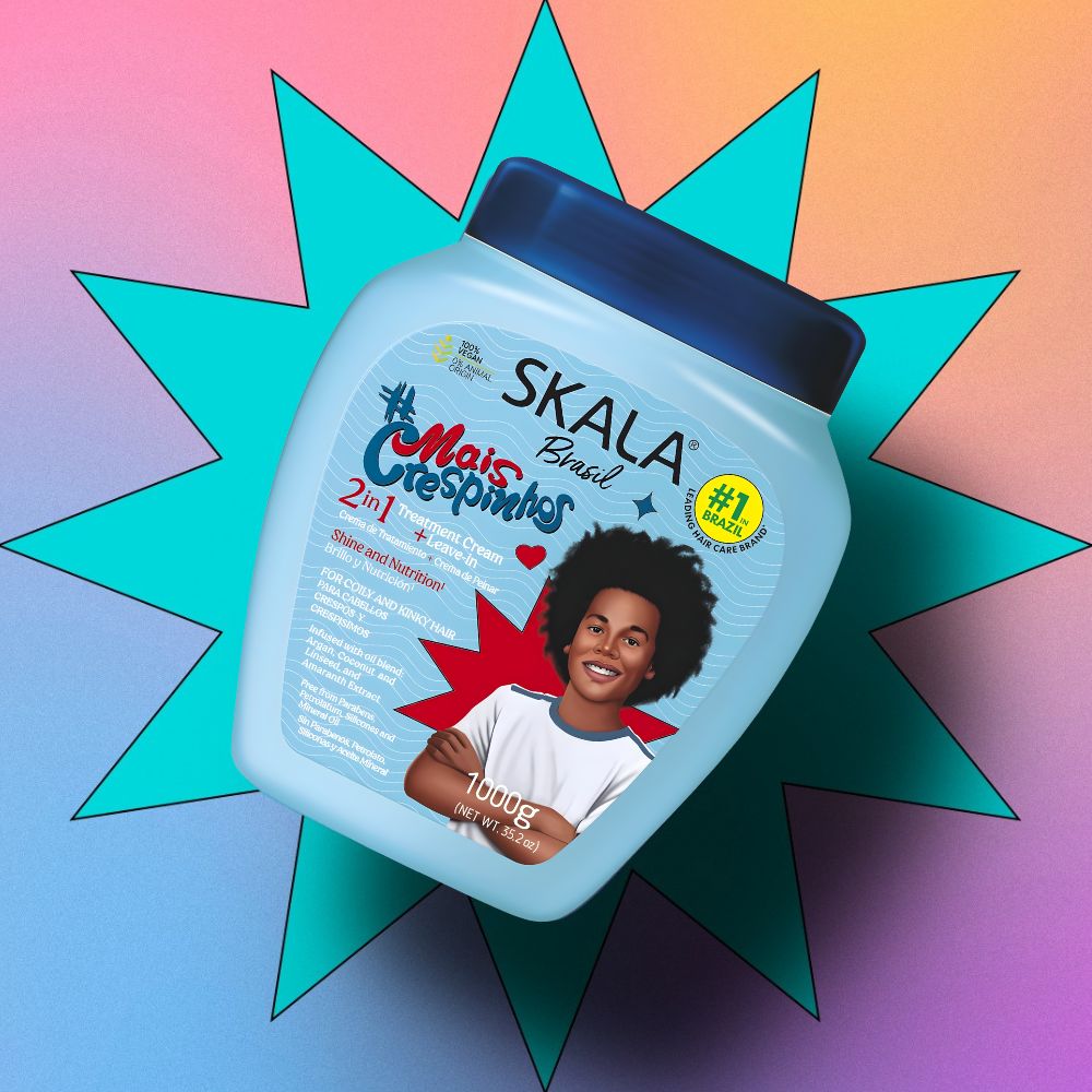 Skala #Mais Crespinhos Creme de Tratamento - Crema 2 in 1 capelli ricci e afro 1kg