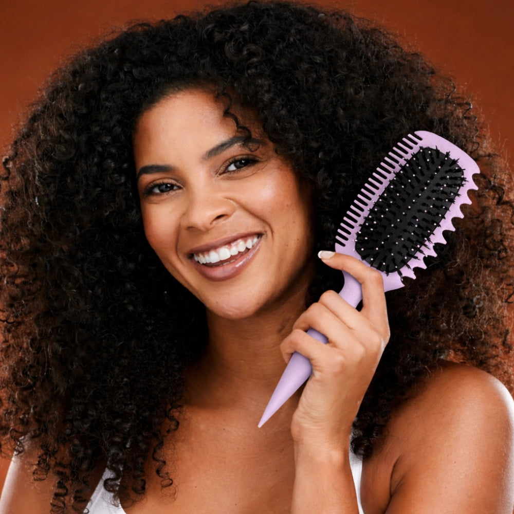 Spazzola capelli ricci districante