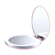 Specchietto da viaggio portatile con luce Led