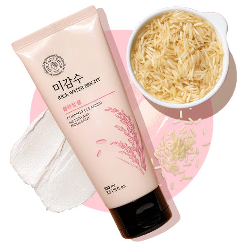 THE FACE SHOP Rice Water Bright Foaming Cleanser - Detergente viso 150ml