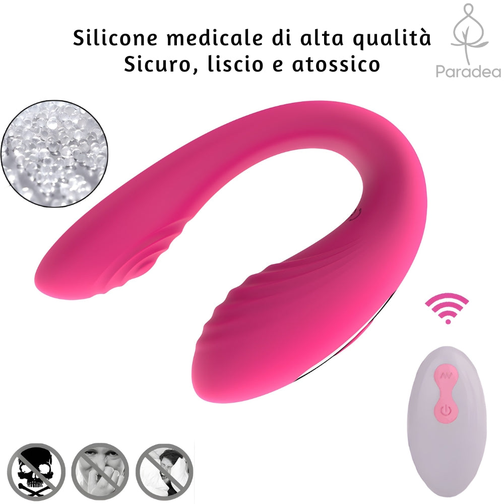 Vibratore Bullet Doppio con Telecomando