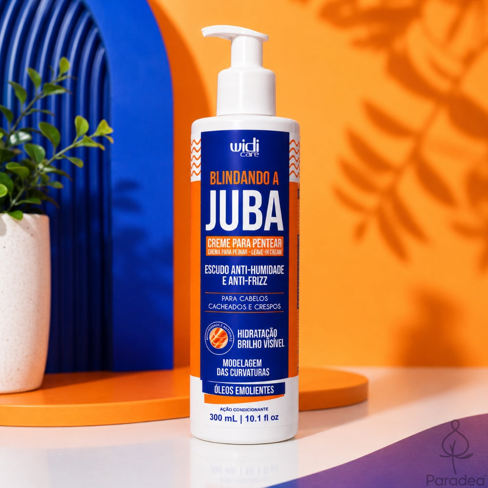 Widi Care Blindando A Juba Creme de Pentear - Crema anticrespo capelli ricci e afro 300ml