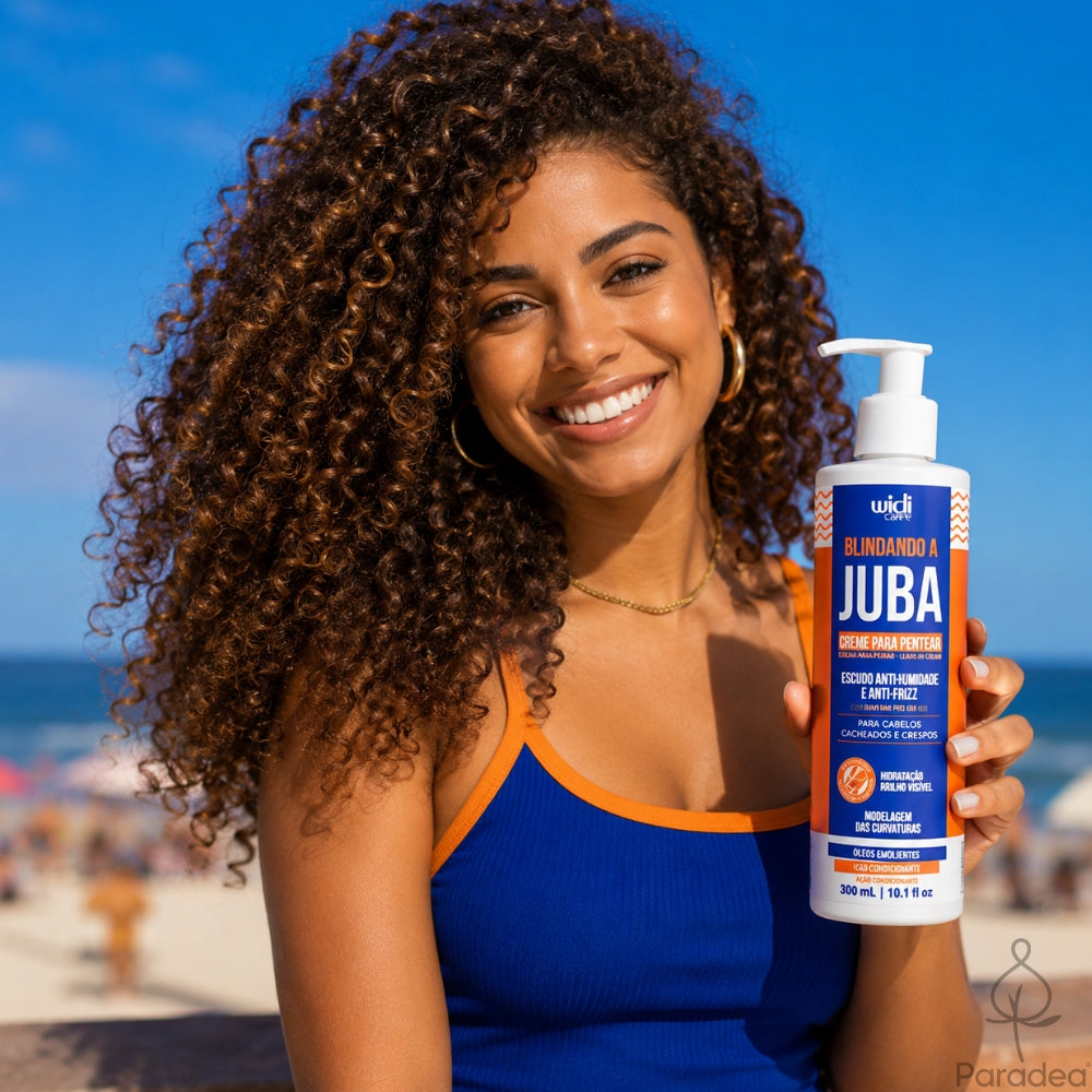 Widi Care Blindando A Juba Creme de Pentear - Crema anticrespo capelli ricci e afro 300ml