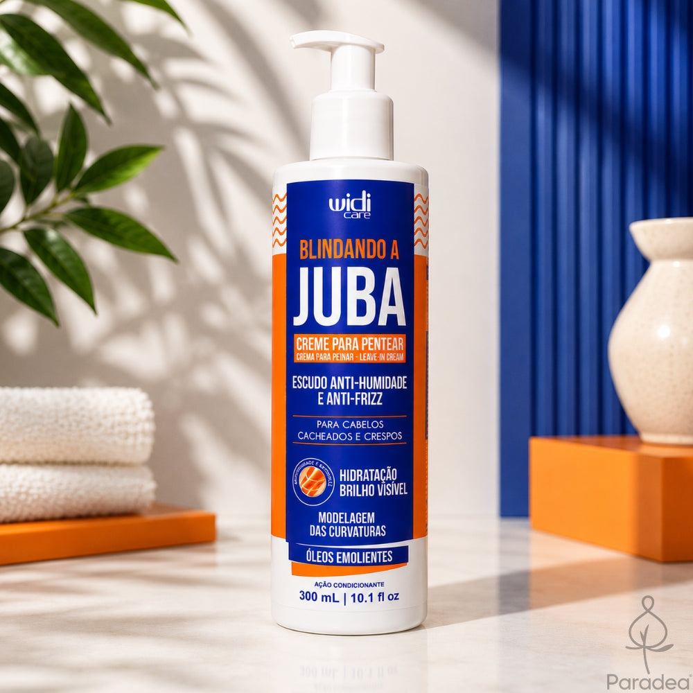 Widi Care Blindando A Juba Creme de Pentear - Crema anticrespo capelli ricci e afro 300ml