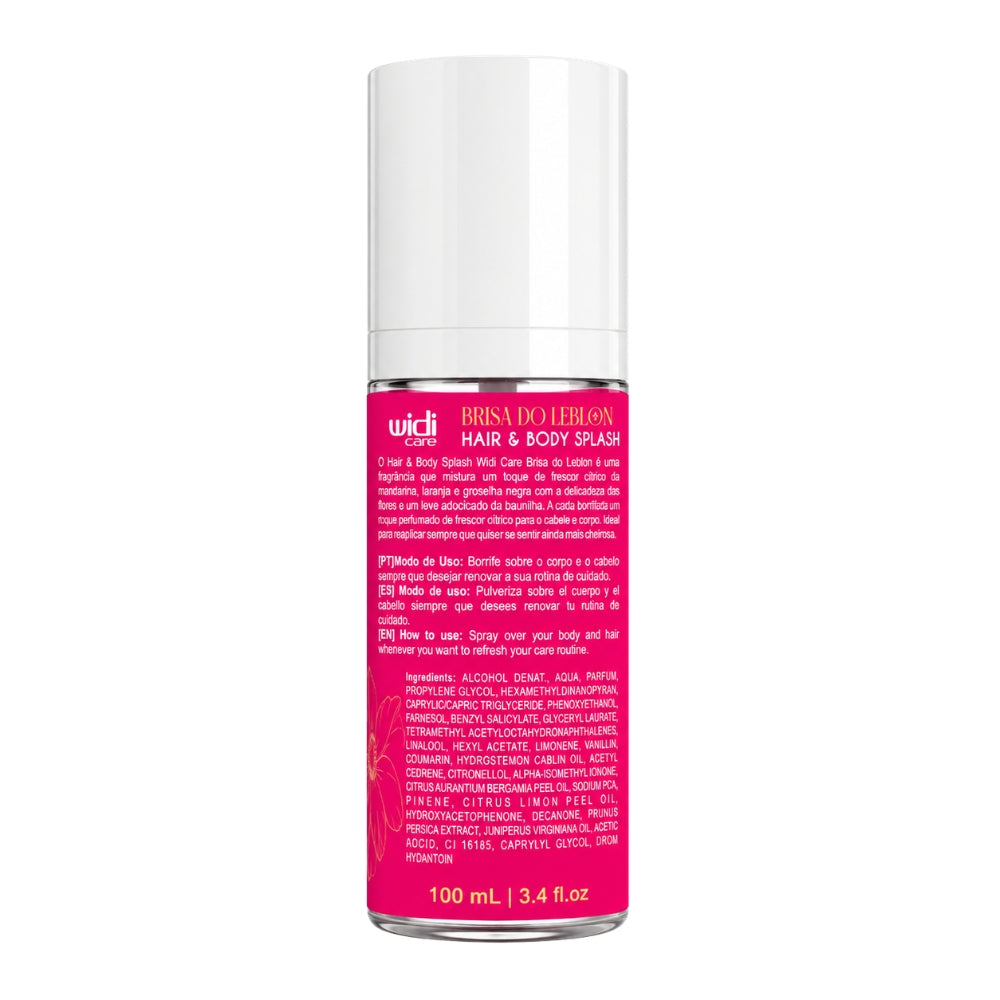 Widi Care Hair e Body Splash Brisa do Leblon - Spray profumato corpo e capelli 100ml