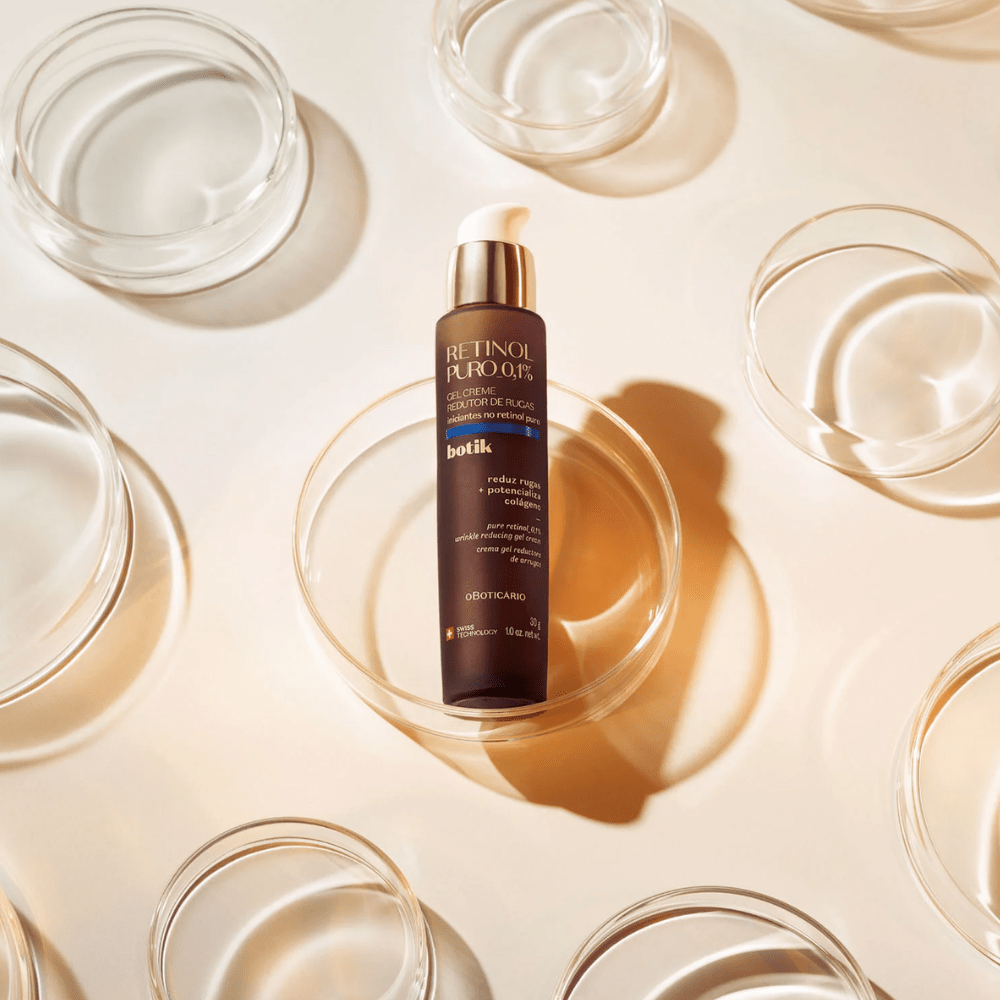 Botik Gel Redutor de Rugas Retinol 0,1% – Gel Viso Retinolo Puro 30gr - o Boticário | Paradea