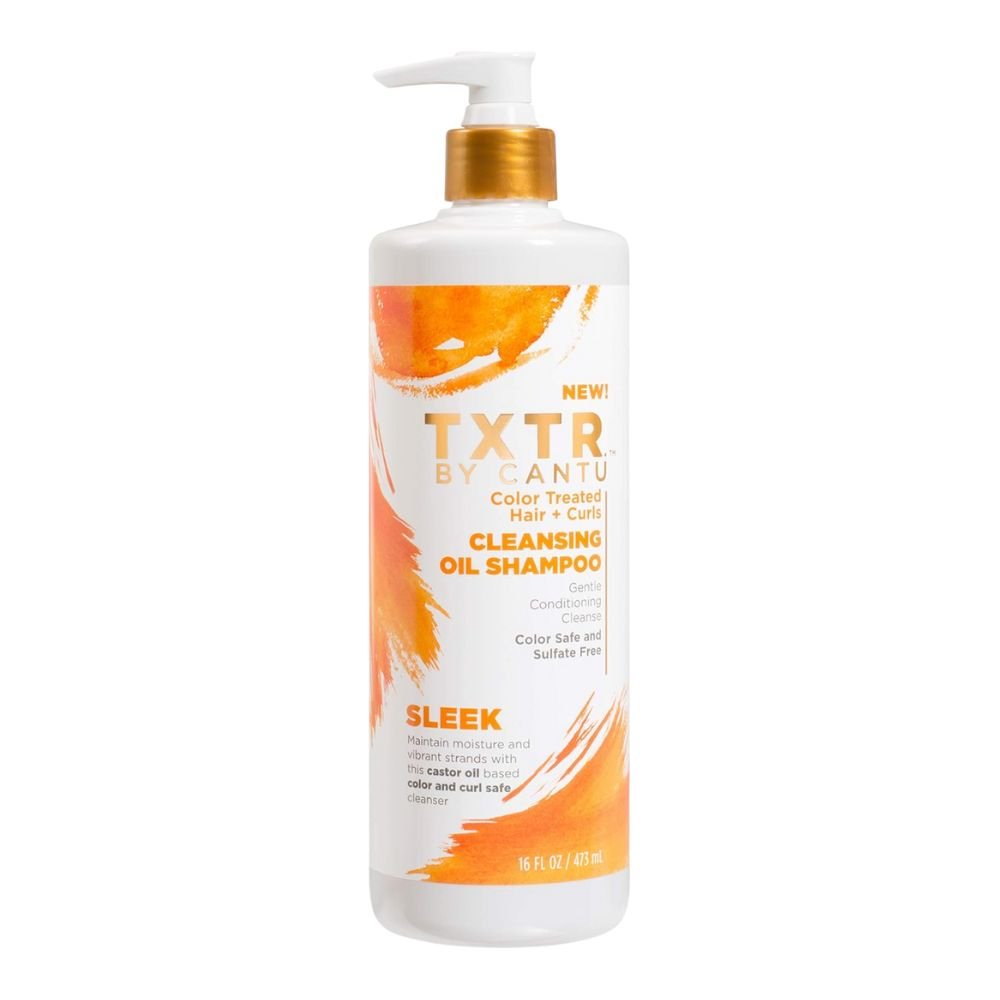 Cantu Txtr Sleek Cleansing Oil Shampoo - Shampoo capelli ricci e colorati 473 ml - Cantu | Paradea