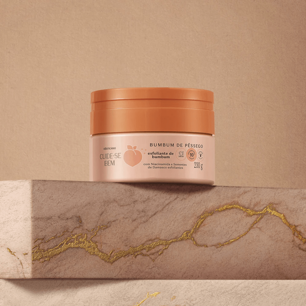 Cuide - se Bem Bumbum de Pêssego – Esfoliante Lato B 230g - o Boticário | Paradea