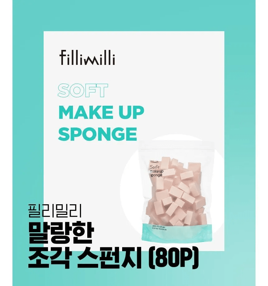 FILLIMILLI Makeup Sponge Busta 80 pezzi - Spugne trucco - fillimilli | Paradea