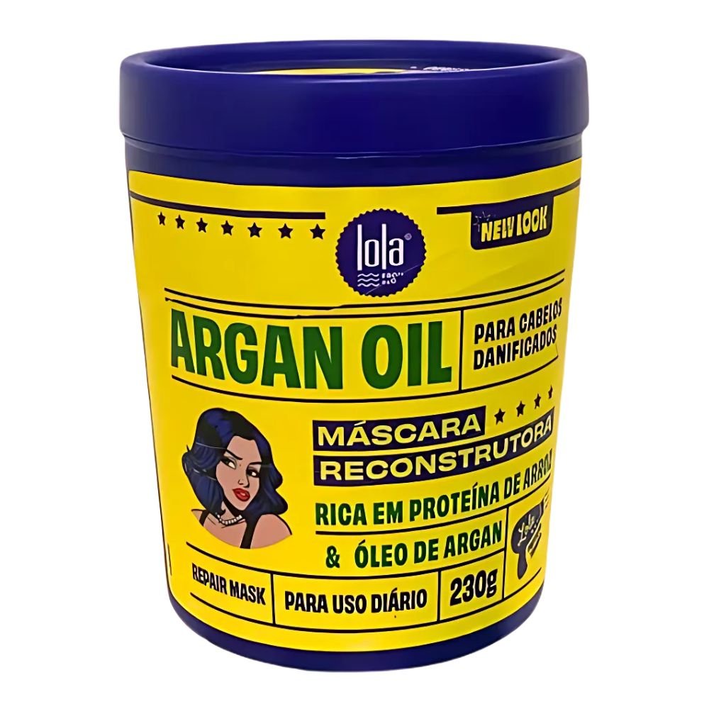 Lola Cosmetics Argan Oil Máscara reconstrutora - Maschera ricostruttiva capelli 230gr - Lola Cosmetics | Paradea