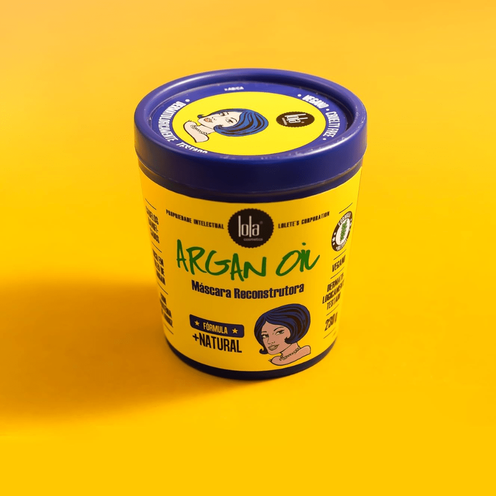 Lola Cosmetics Argan Oil Máscara reconstrutora - Maschera ricostruttiva capelli 230gr - Lola Cosmetics | Paradea