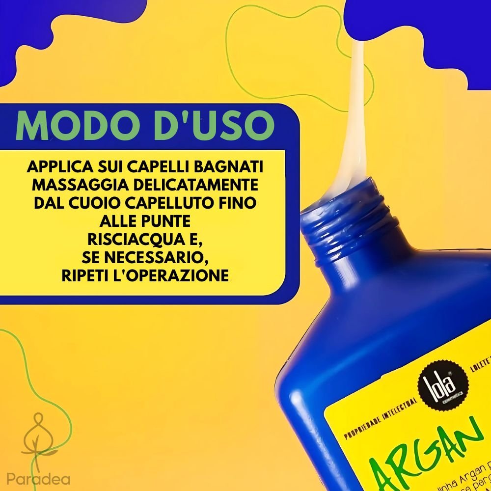 Lola Cosmetics Argan Oil - Shampoo 250ml - Lola Cosmetics | Paradea